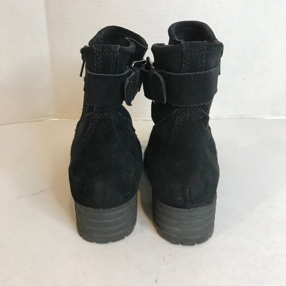CLARKS WOMEN MARANA AMBER SUEDE ANKLE BOOTS SIZE 6 - Picture 5 of 11